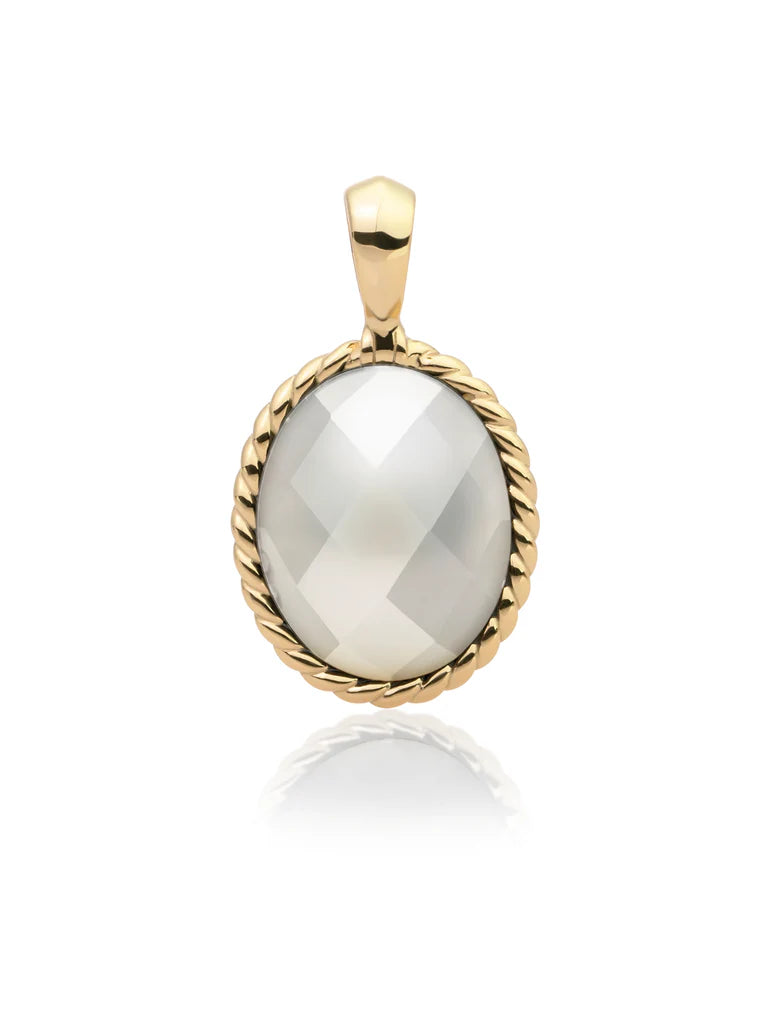 Sparkling Jewels Hanger Parel SPG21-P01 Goudkleurig