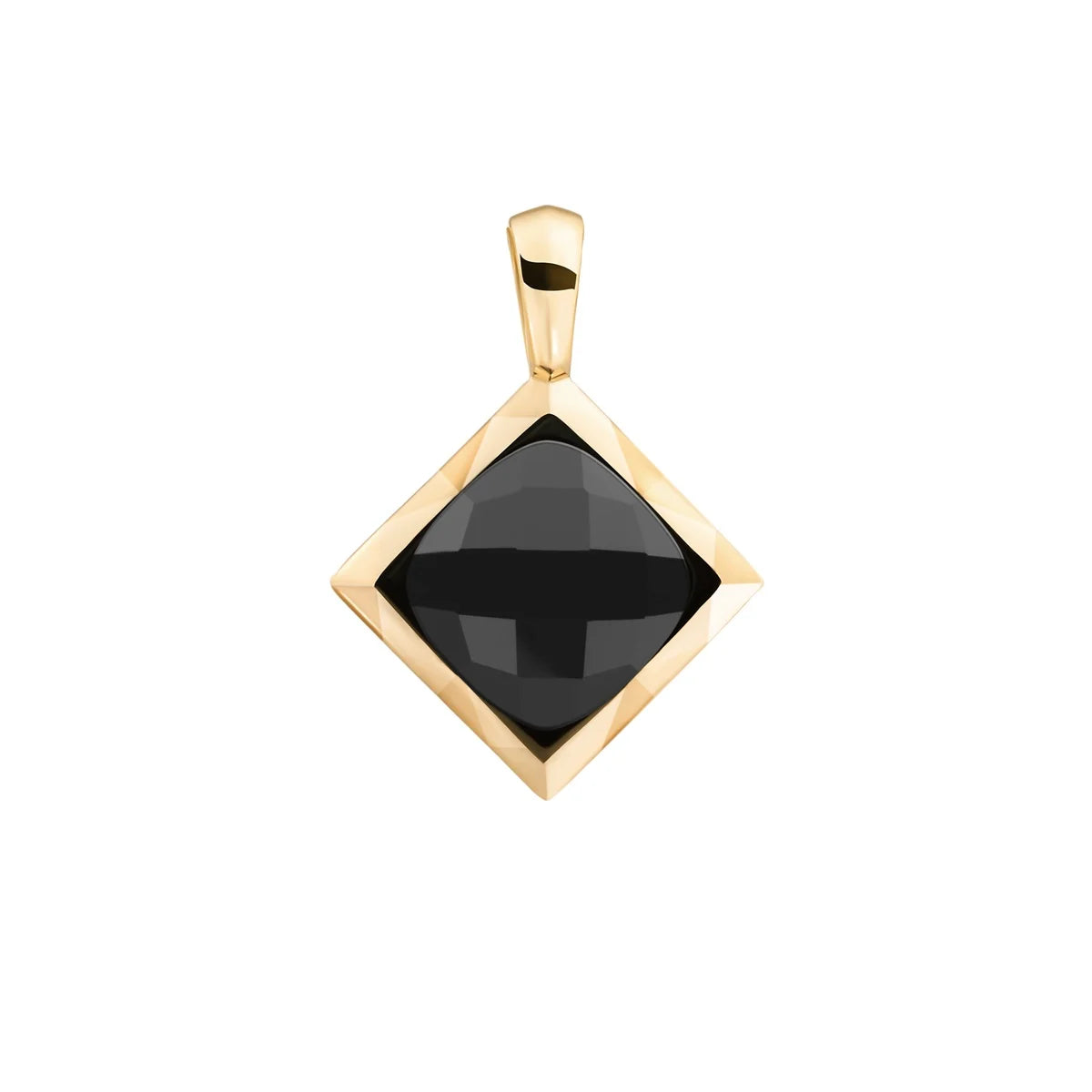 Sparkling Jewels Hanger Onyx SPG32-G07 Goudkleurig
