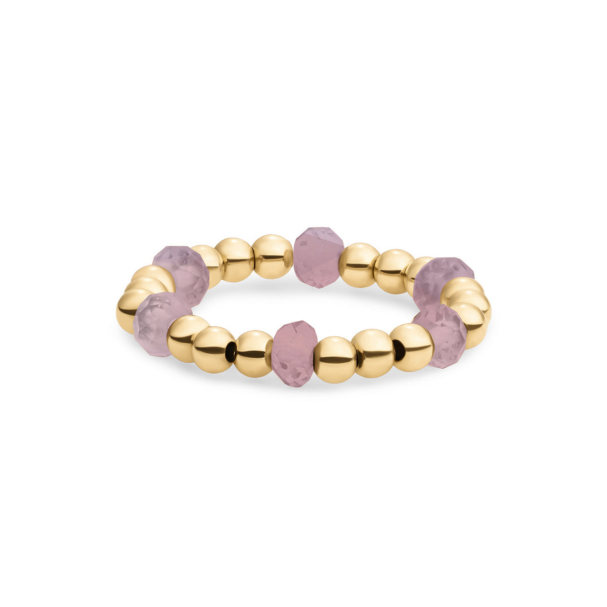 Sparkling Jewels Ring Opaliet SRI-G-RDL-G66 Goudkleurig