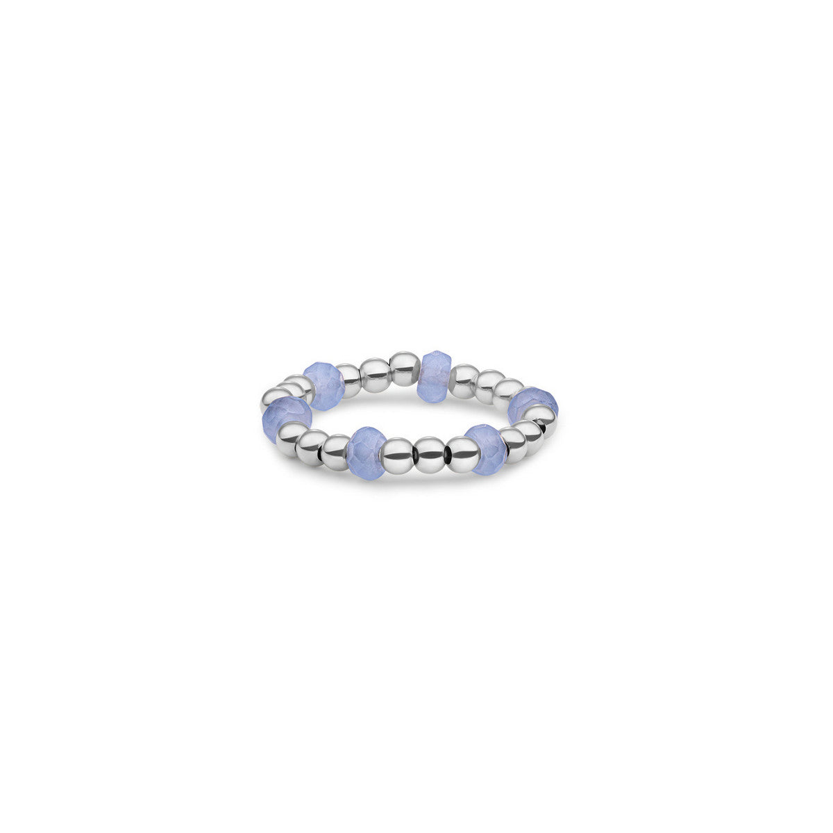 Sparkling Jewels Ring Jade SRI-S-RDL-G68 Zilverkleurig