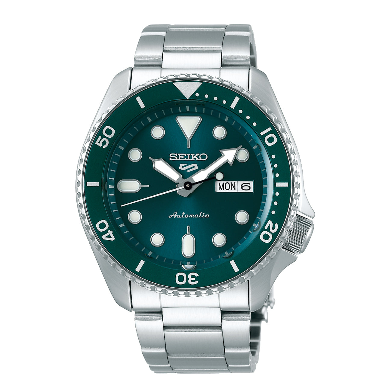 Seiko 5 Sports Herenhorloge SRPD61K1 groen - SRPD61K1