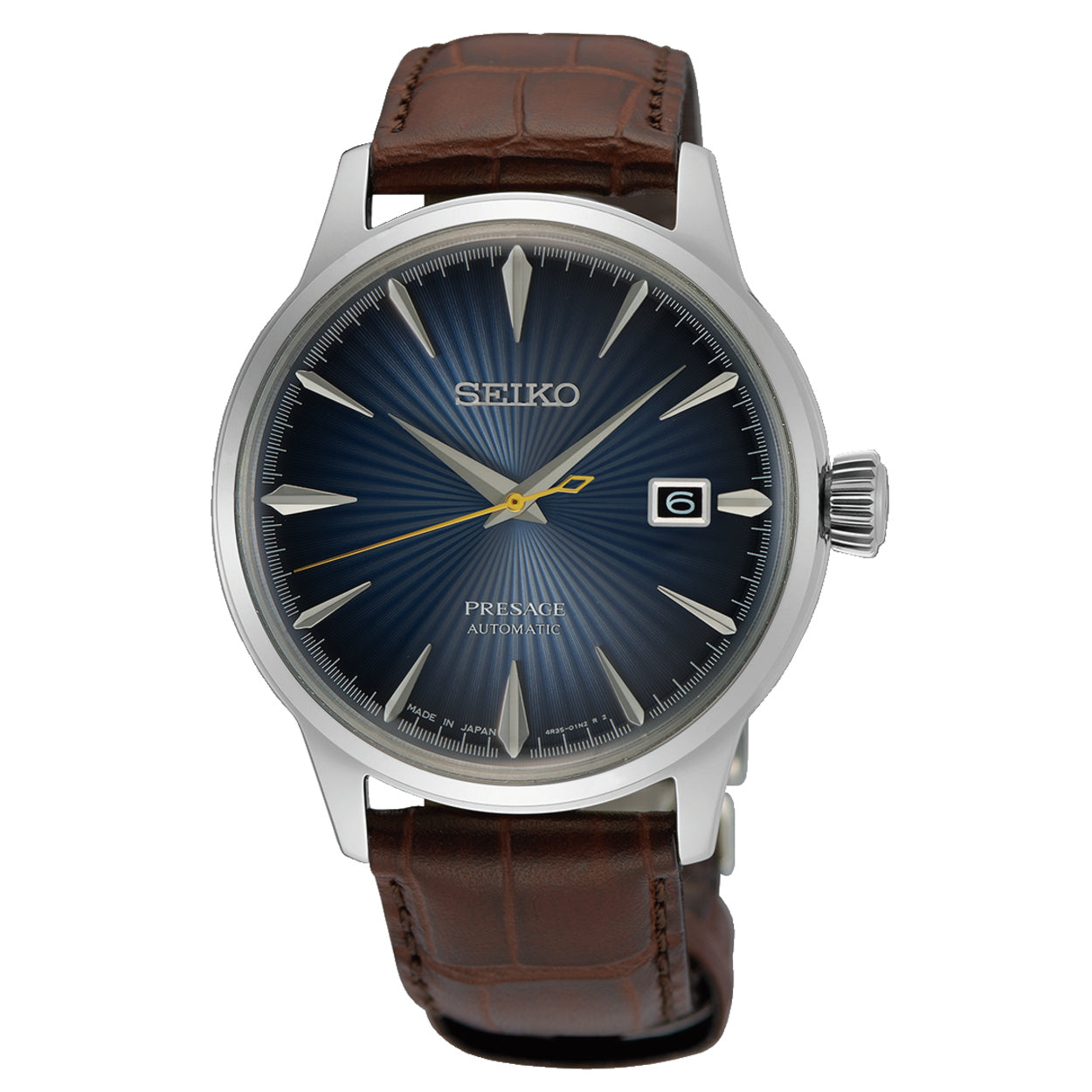 Seiko Presage Herenhorloge SRPK15J1 blauw - SRPK15J1