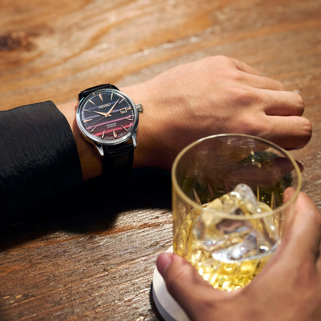 Seiko Cocktail Time SRPK75J1 Cocktail Time - ‘Purple Sunset’ Horloge Limited