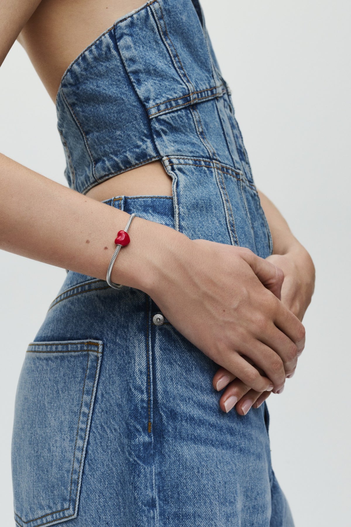 Pandora Kleurveranderende hart-bedel geheime boodschap zilver 793087C01