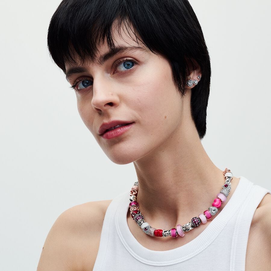 Pandora Moments Slangenschakel-Halsketting Met Hartsluiting 393091C00, exclusief en kwalitatief hoogwaardig. Ontdek nu!