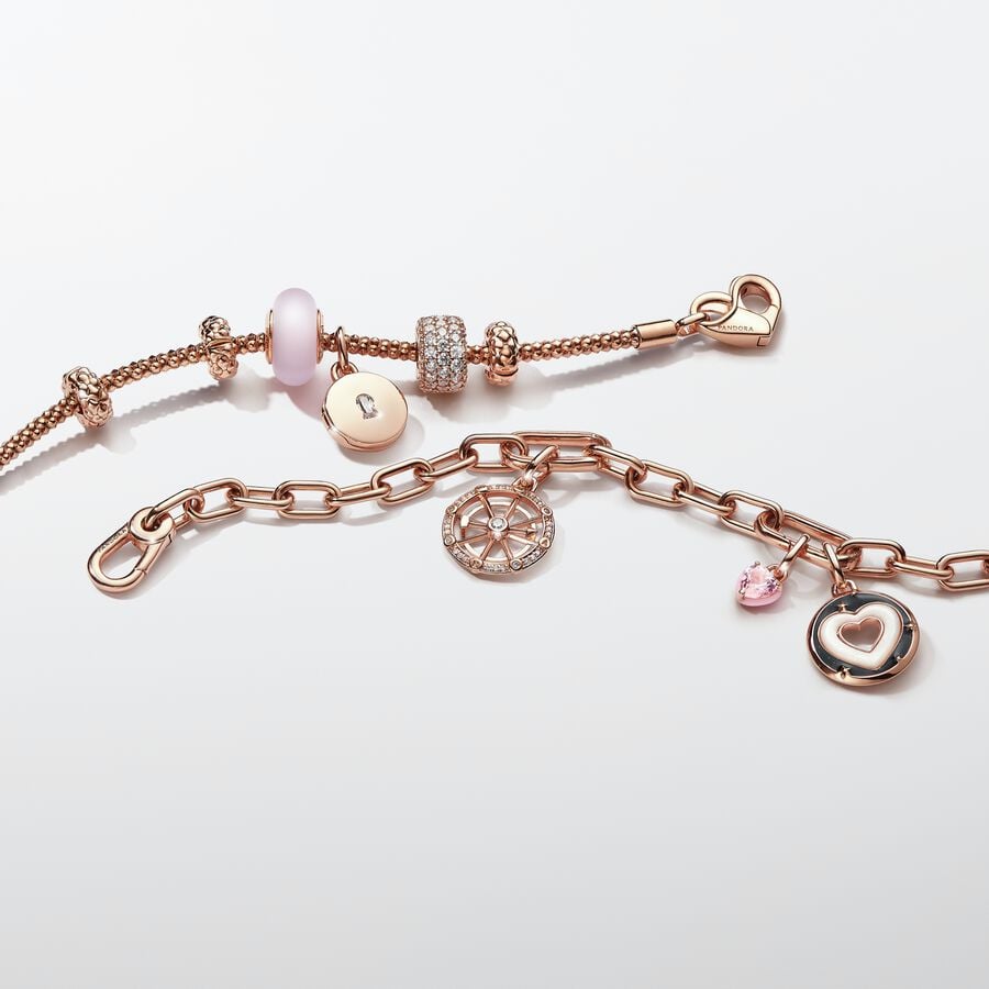 Pandora ME medaillonbedel harten roségoudverguld medallion - 783080C01