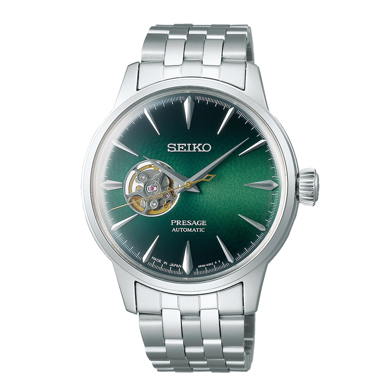 Seiko Presage Herenhorloge SSA441J1 groen - SSA441J1