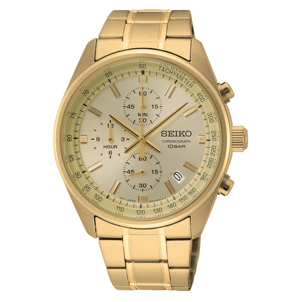 Seiko Herenhorloge 22mm wit - SSB382P1