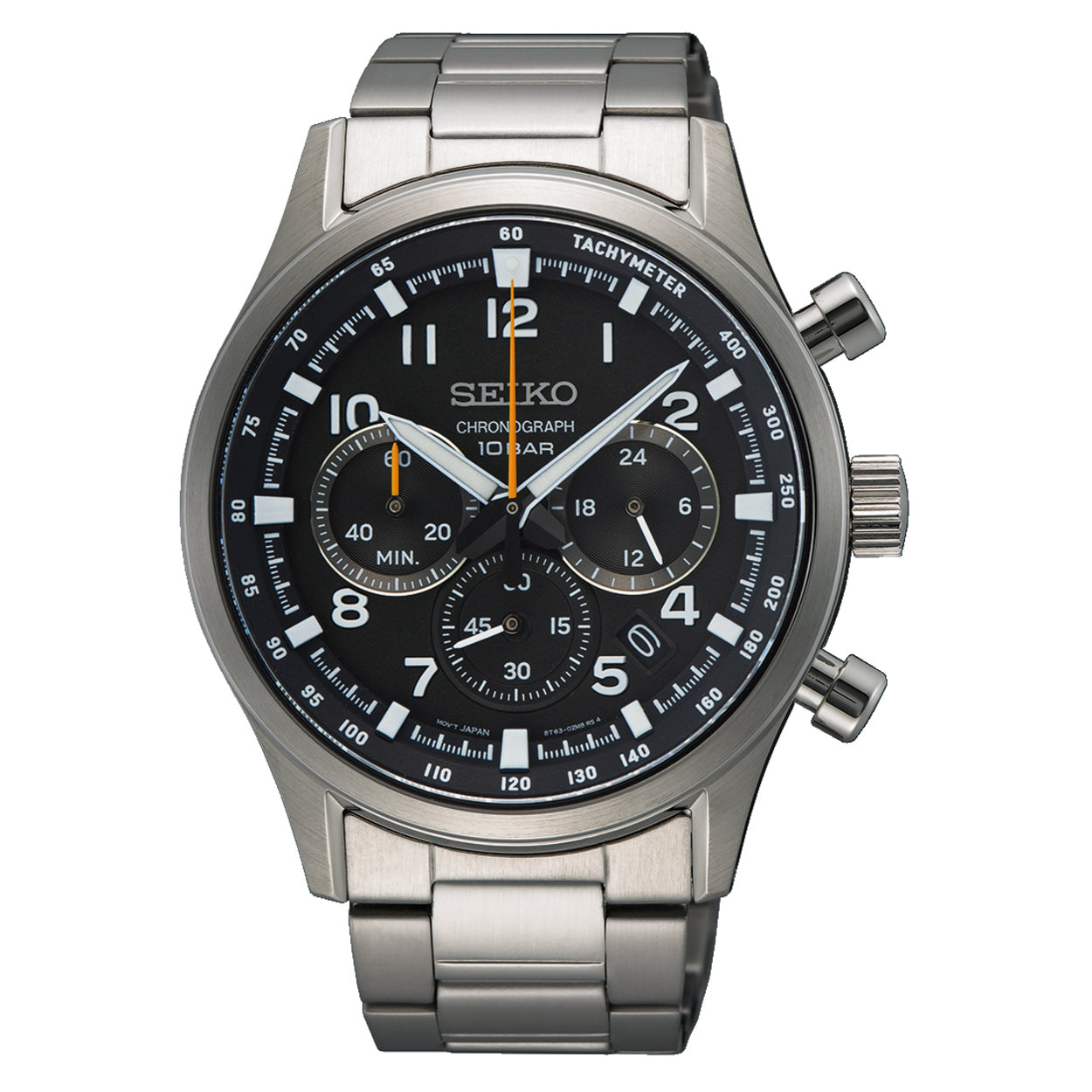 Seiko Herenhorloge SSB447P1 zwart - SSB447P1