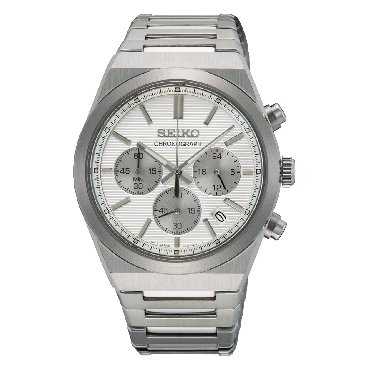 Seiko Herenhorloge SSB451P1 wit - SSB451P1
