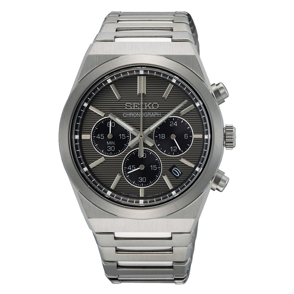 Seiko Herenhorloge 21,8 cm zwart - SSB455P1