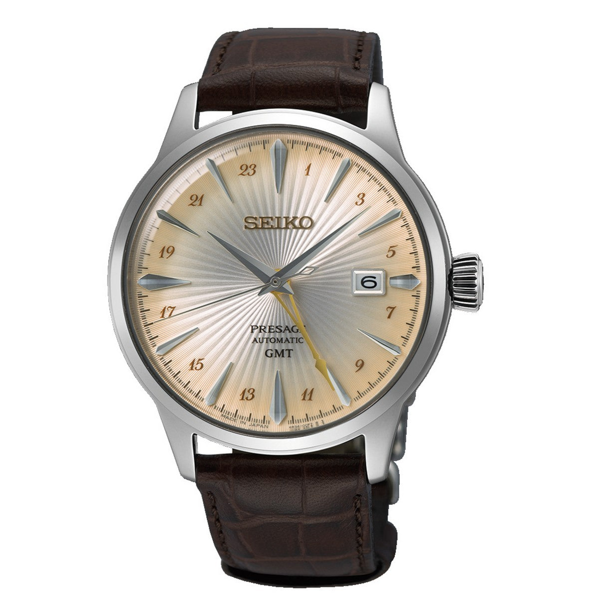 Seiko Presage Herenhorloge 23,5 cm leer zwart - SSK041J1