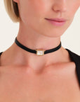 Rosefield horloge STWBLG-ST03 Studio Edition 05 Leather Choker Gold