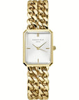 Rosefield horloge SWGSG-O76 Octagon XS Double Chain Studio Edition White Gold - PansiteNederland.nl