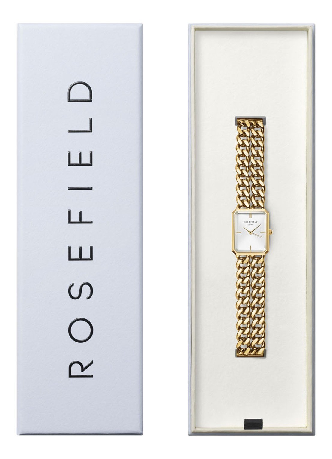 Rosefield Dameshorloge SWGSG-O76 Goudkleurig 19.5x24mm