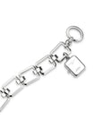 Rosefield horloge SWSSS-O53 The Octagon Charm Chain White Silver