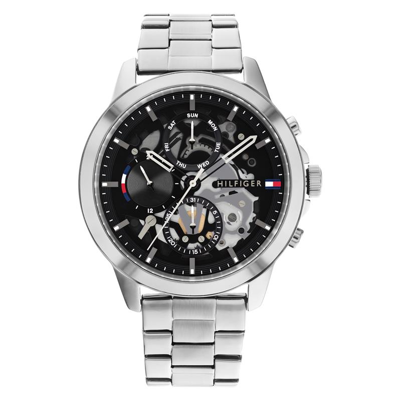 Tommy Hilfiger Horloge TH1710477 Heren Zilverkleurig 44 mm