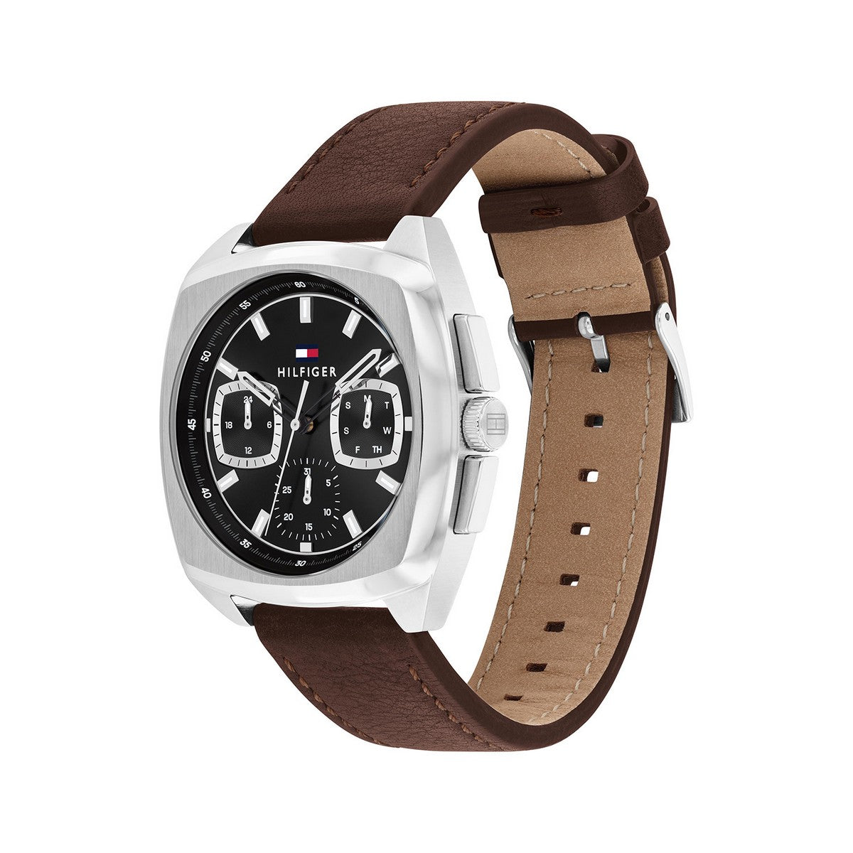Tommy Hilfiger Horloge Heren 41 mm 41mm zilverkleurig - TH1710555