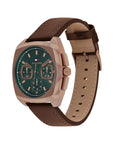 Tommy Hilfiger TH1710557 Horloge Heren Bruin 41mm - PansiteNederland.nl