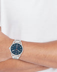 Tommy Hilfiger TH1710563 Horloge Heren Zilverkleurig 43mm, exclusief en kwalitatief hoogwaardig. Ontdek nu!
