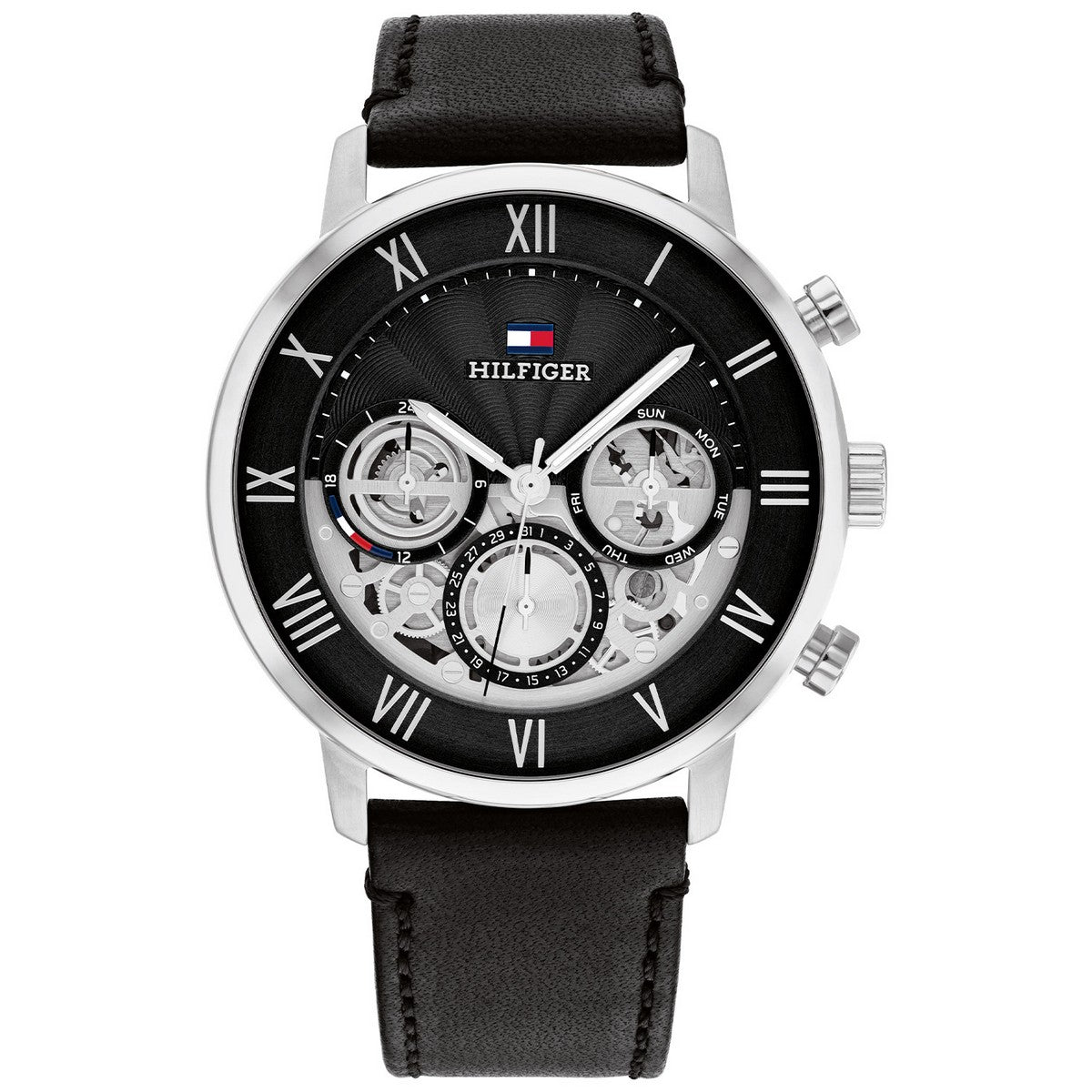 Tommy Hilfiger Horloge Heren Zilverkleurig 44 mm - TH1710565