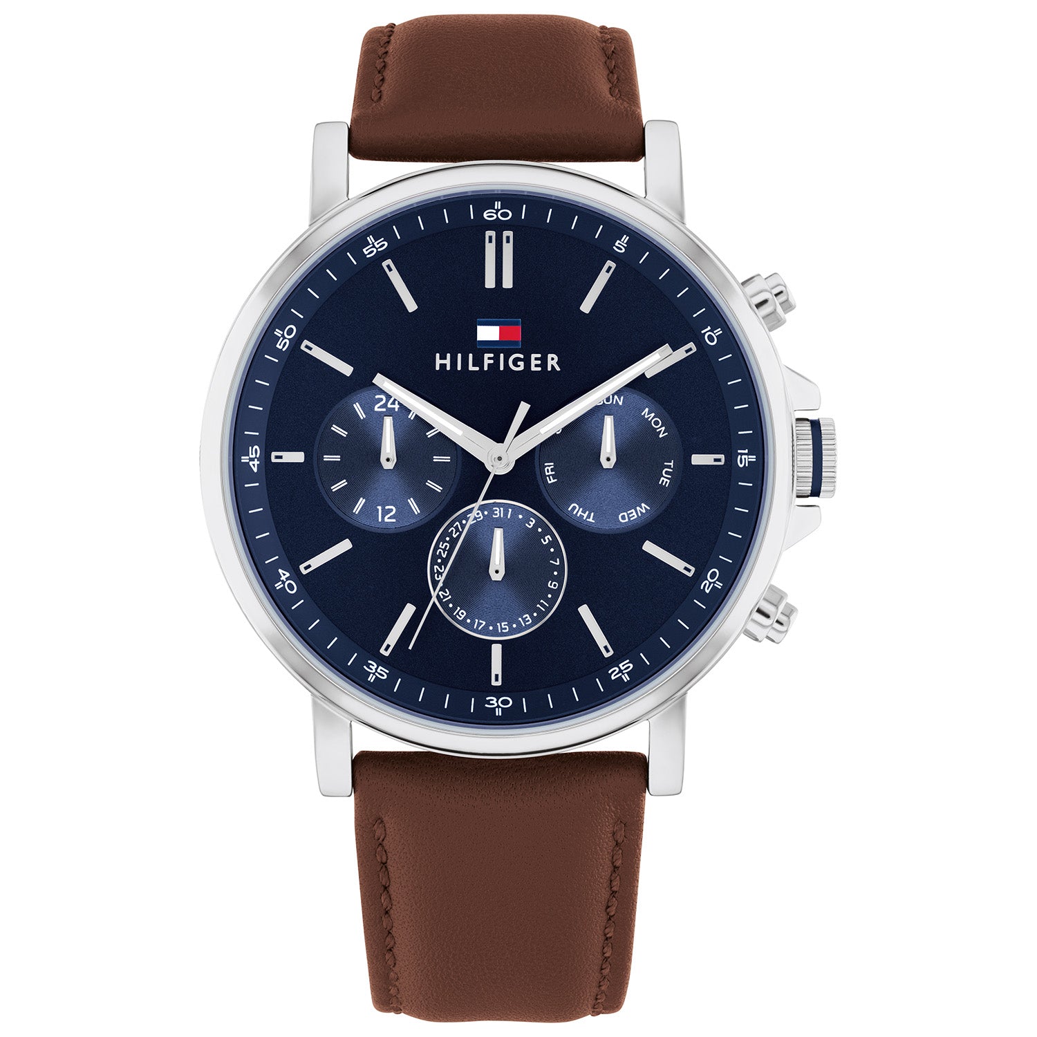 Tommy Hilfiger Horloge TH1710585 Heren Zilverkleurig 44 mm