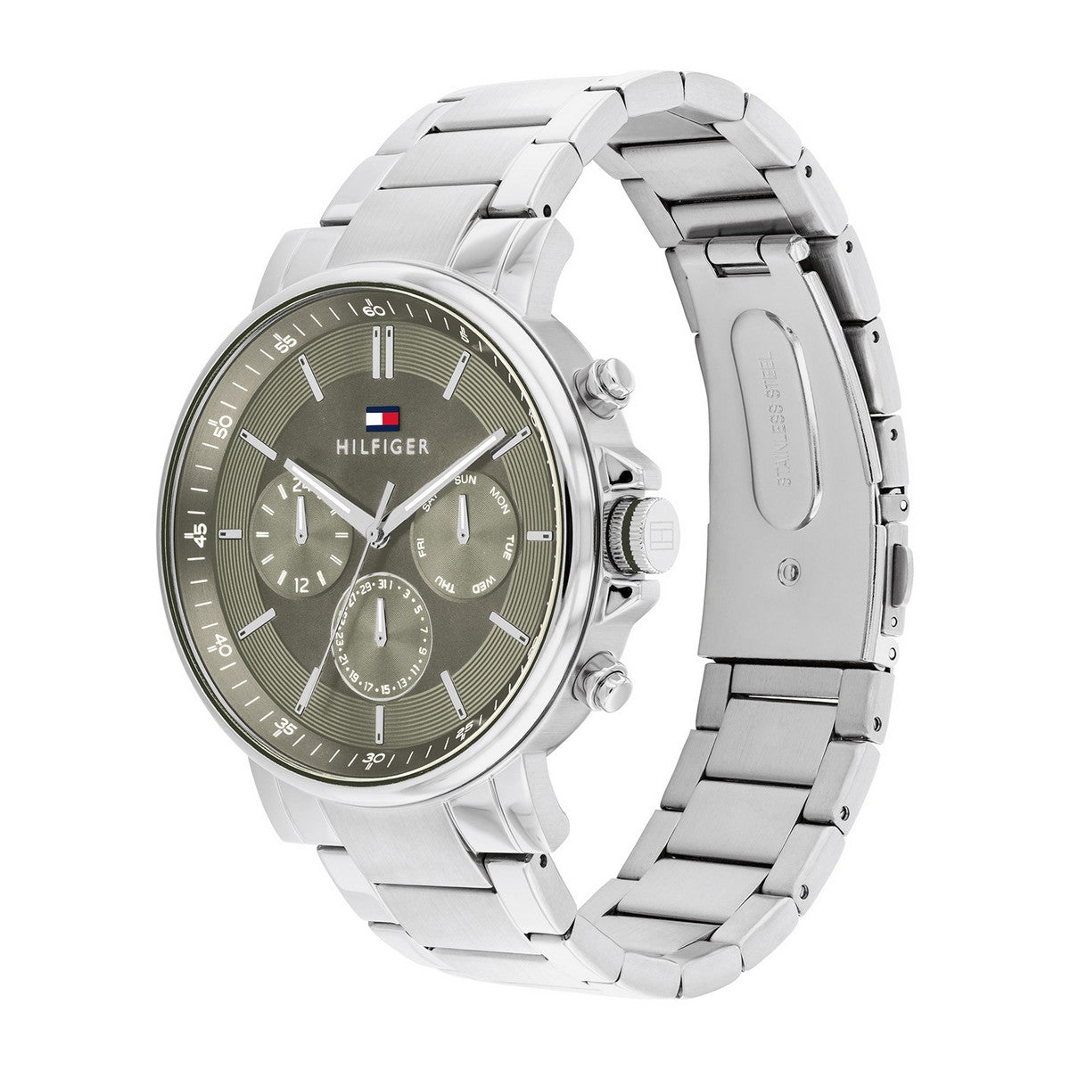 Tommy Hilfiger Horloge TH1710587 Dames Zilverkleurig 44 mm