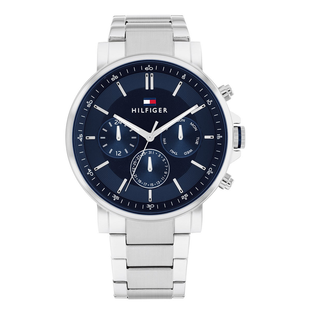 Tommy Hilfiger Horloge TH1710588 Heren Zilverkleurig 44 mm