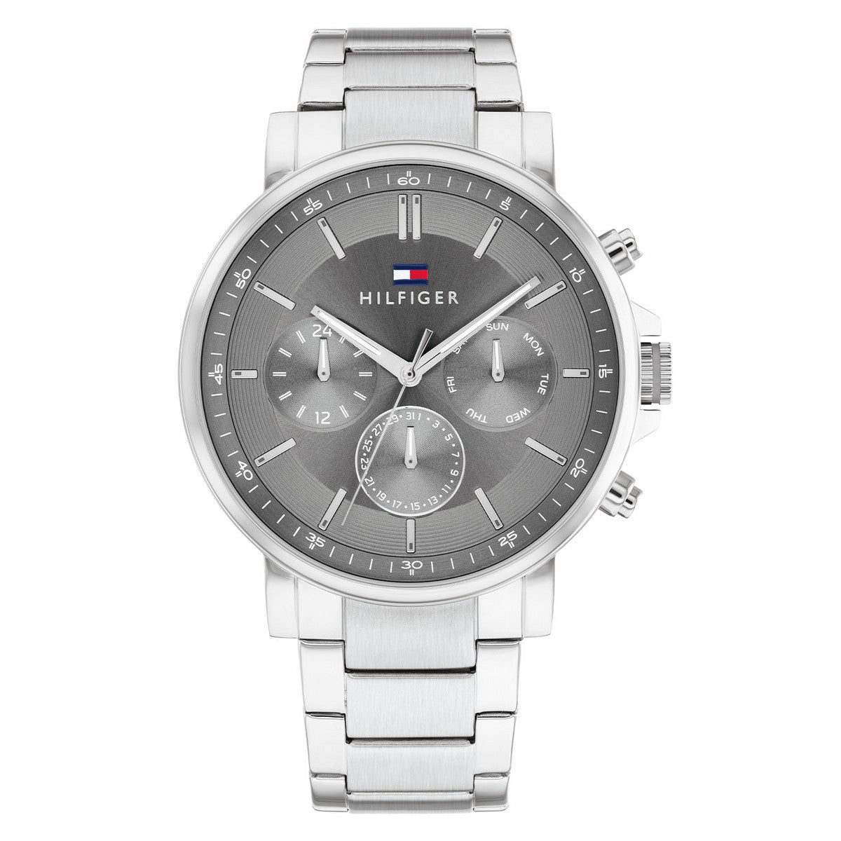 Tommy Hilfiger Horloge TH1710604 Heren Zilverkleurig 43 mm