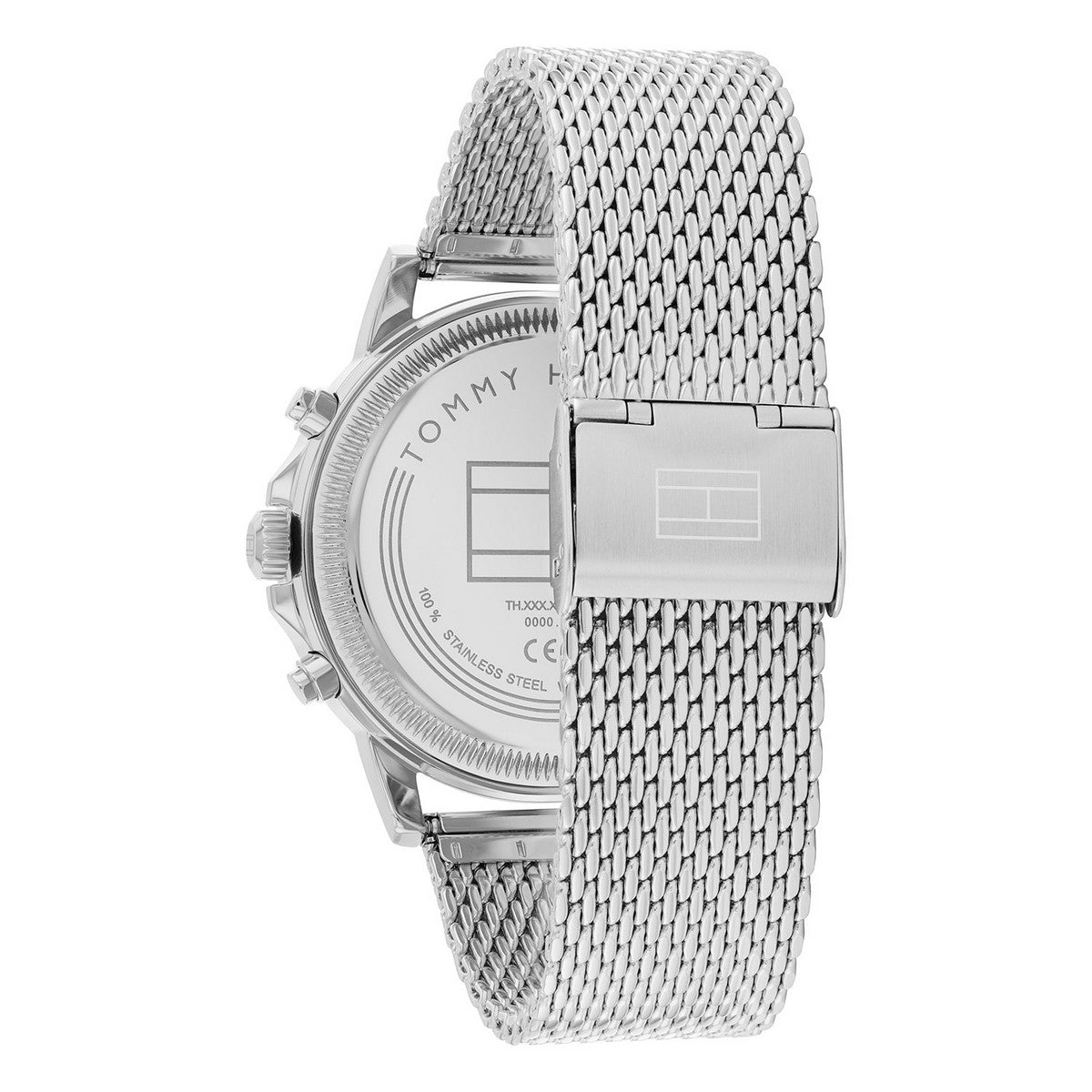 Tommy Hilfiger Horloge TH1710608 Heren Zilverkleurig 44 mm