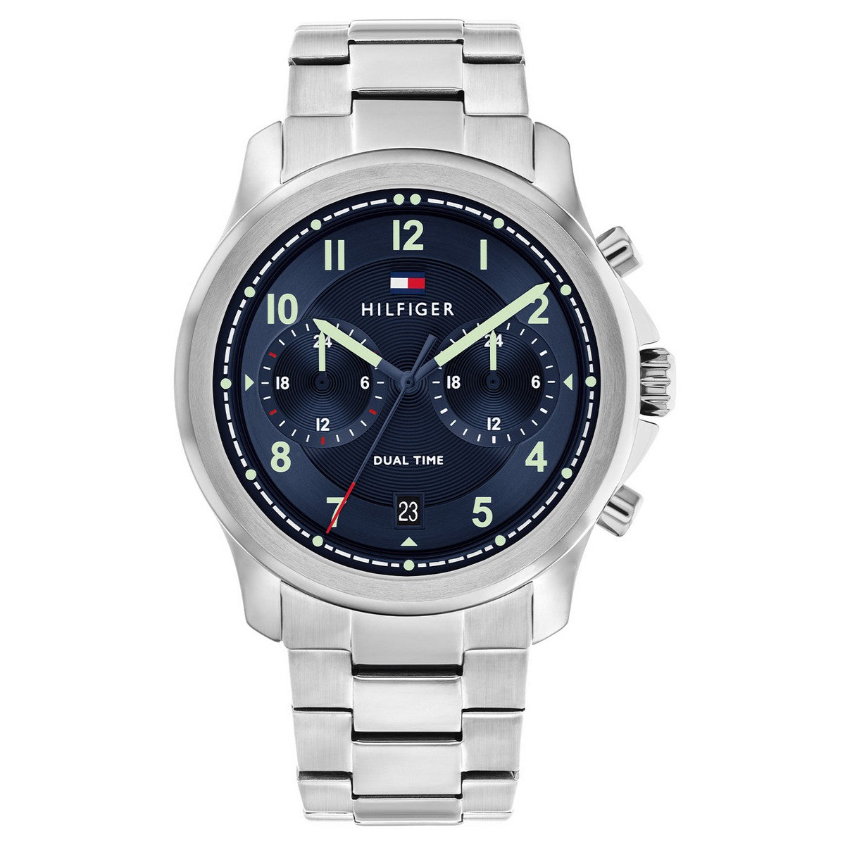 Tommy Hilfiger Horloge TH1710626 Heren Zilverkleurig 42 mm