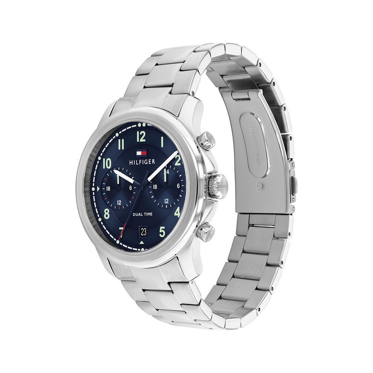 Tommy Hilfiger Horloge TH1710626 Heren Zilverkleurig 42 mm
