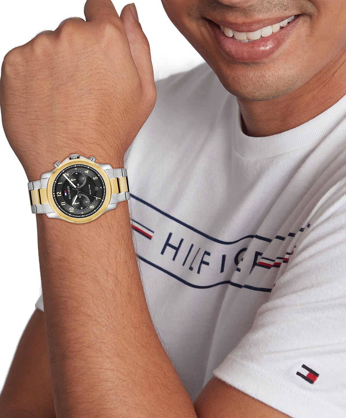 Tommy Hilfiger Heren Horloge TH1710627 42 mm Zilverkleurig
