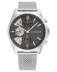 Tommy Hilfiger TH1710646 Horloge Heren Zilverkleurig 44mm - PansiteNederland.nl