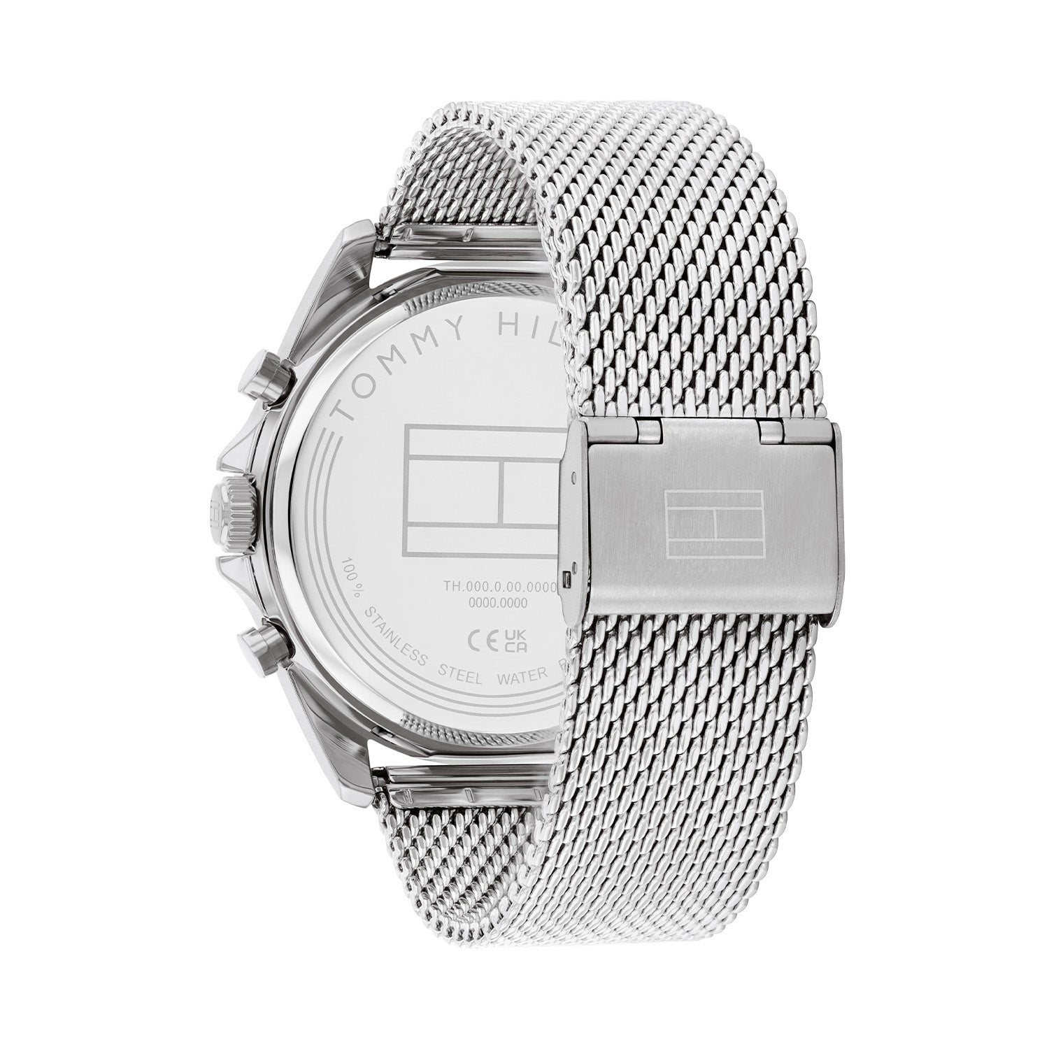 Tommy Hilfiger Horloge TH1710646 Heren Zilverkleurig 44 mm