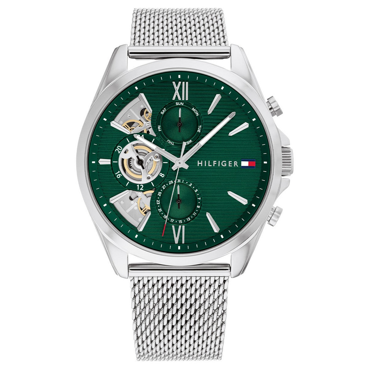 Tommy Hilfiger Horloge TH1710647 Heren Zilverkleurig 44 mm
