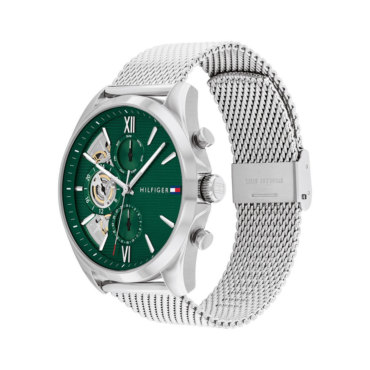 Tommy Hilfiger Horloge TH1710647 Heren Zilverkleurig 44 mm