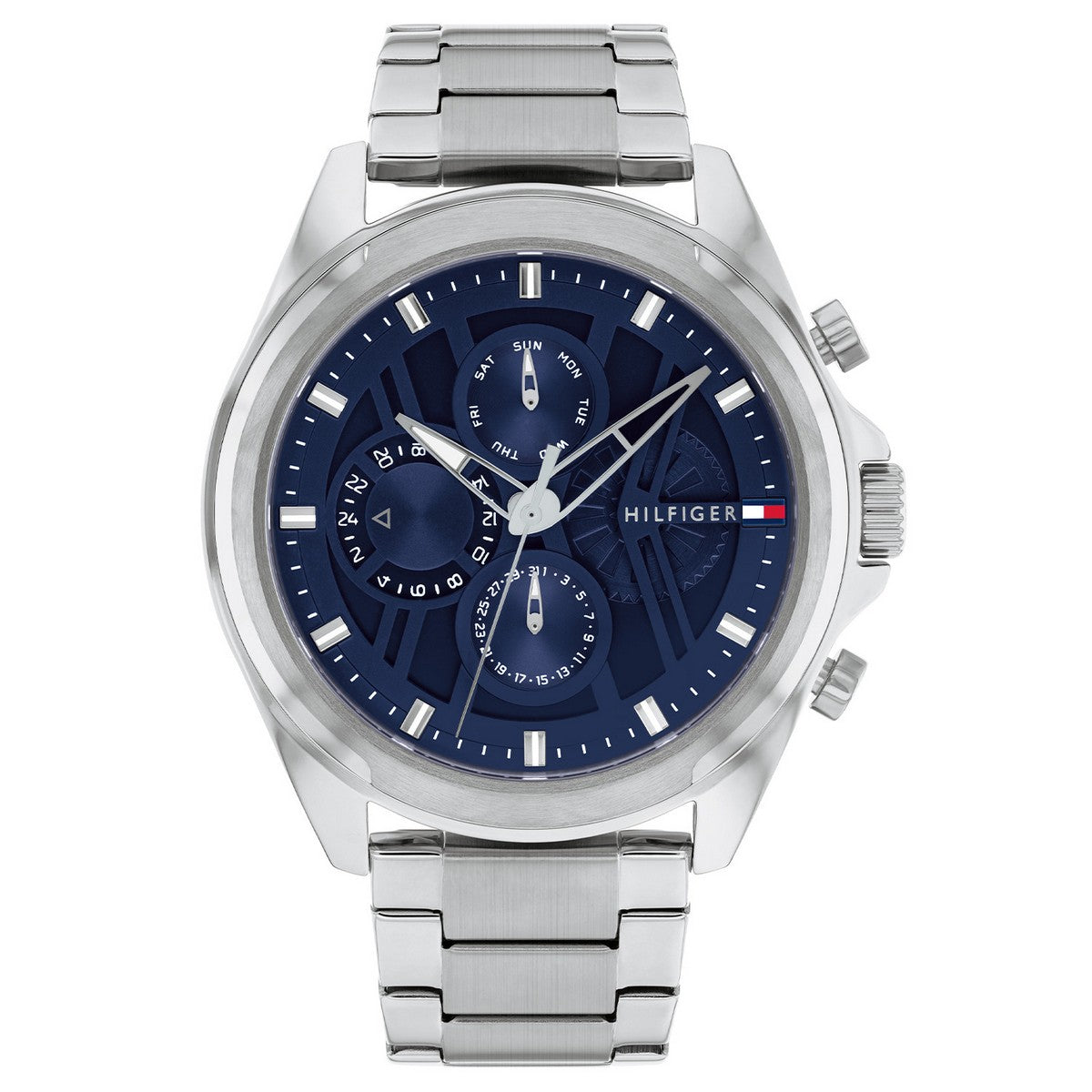 Tommy Hilfiger Horloge TH1710656 Heren Zilverkleurig 48 mm