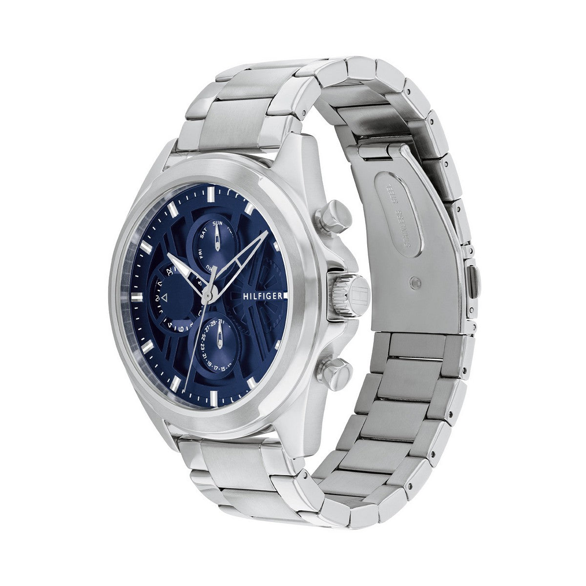 Tommy Hilfiger Horloge TH1710656 Heren Zilverkleurig 48 mm