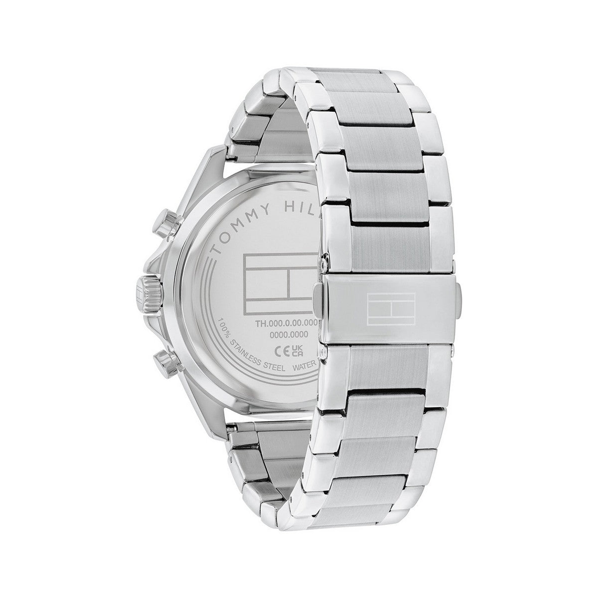 Tommy Hilfiger Horloge TH1710656 Heren Zilverkleurig 48 mm