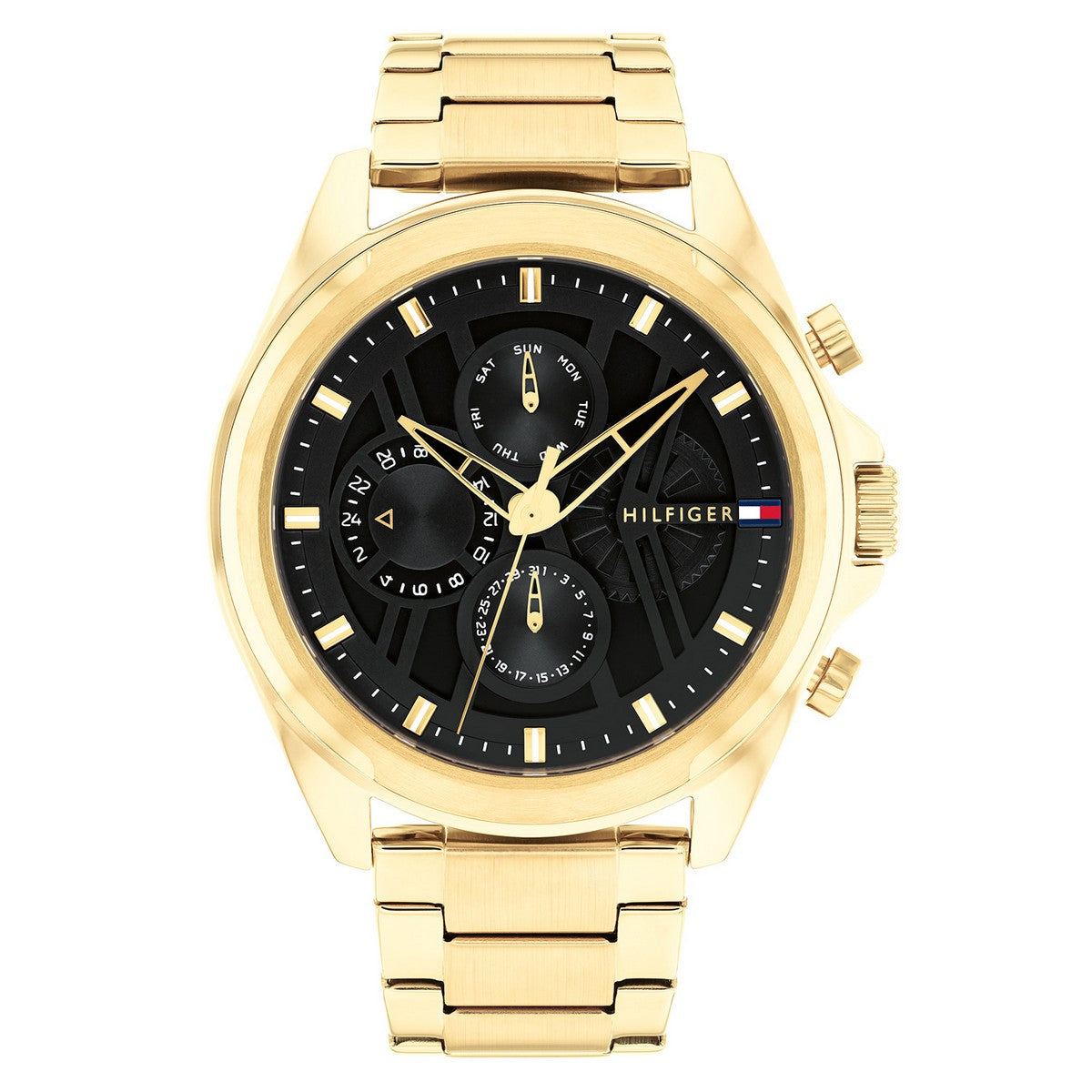 Tommy Hilfiger Horloge TH1710658 Heren Goudkleurig 48 mm