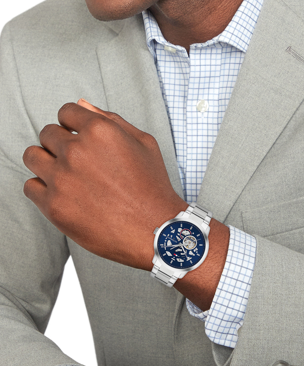 Tommy Hilfiger Horloge TH1710661 Heren Zilverkleurig 43 mm