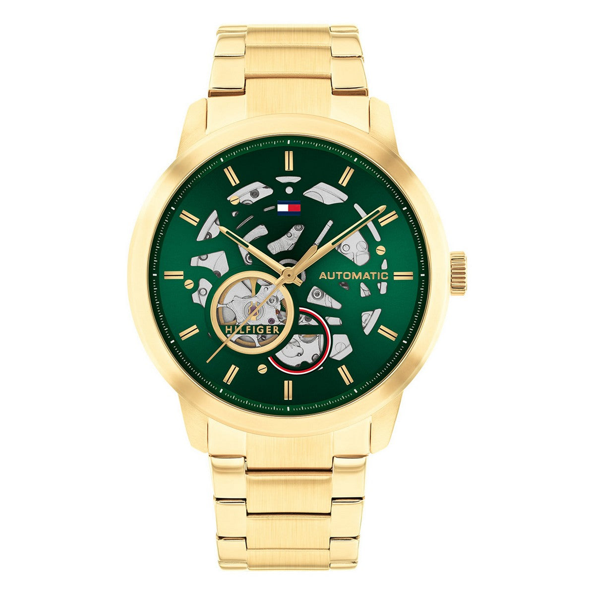 Tommy Hilfiger Horloge TH1710662 Heren Goudkleurig 43 mm