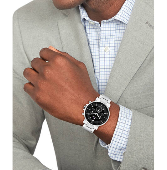 Tommy Hilfiger TH1710667 Horloge Heren Zilverkleurig 44mm