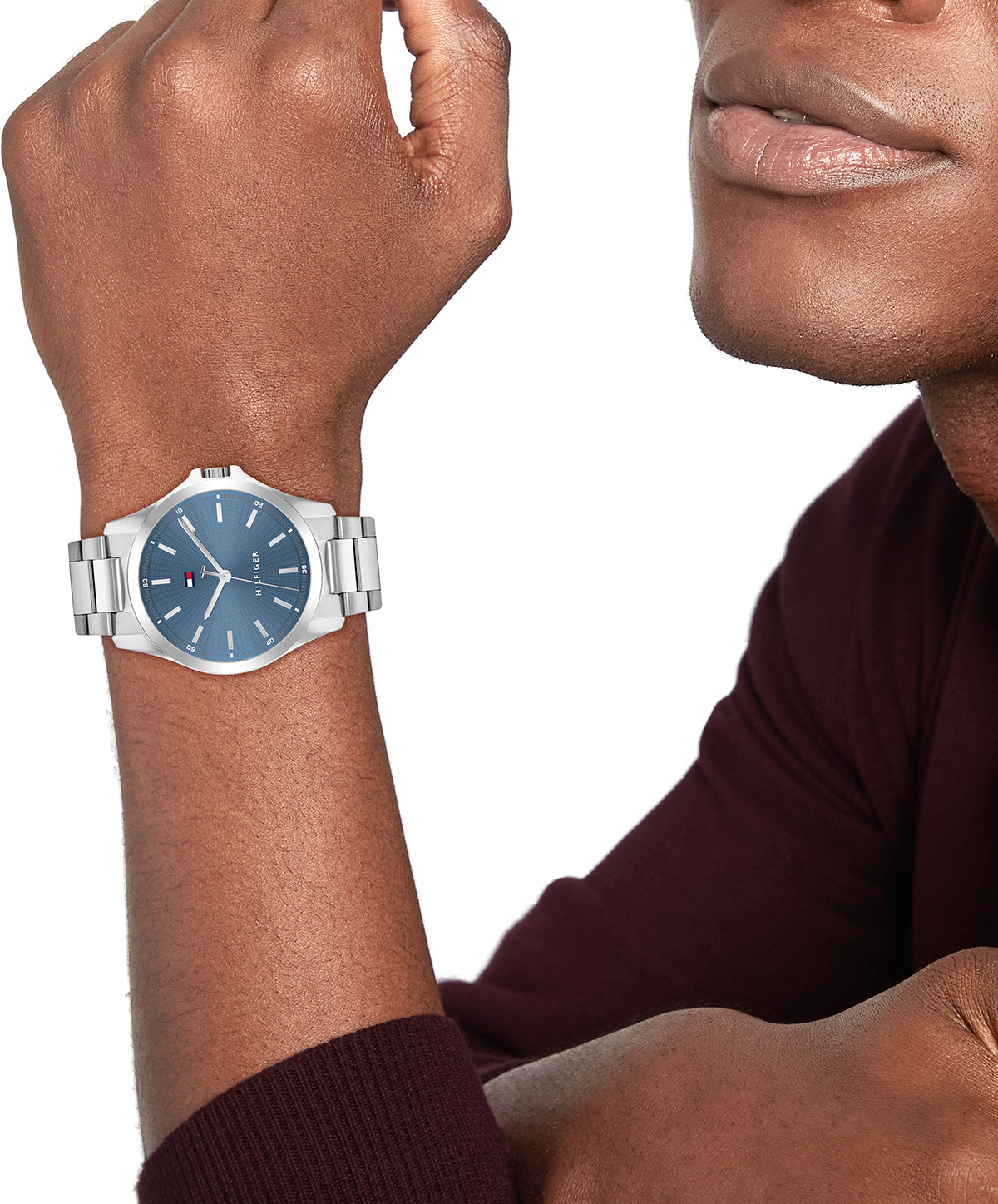 Tommy Hilfiger Horloge TH1710670 Heren Zilverkleurig 43 mm