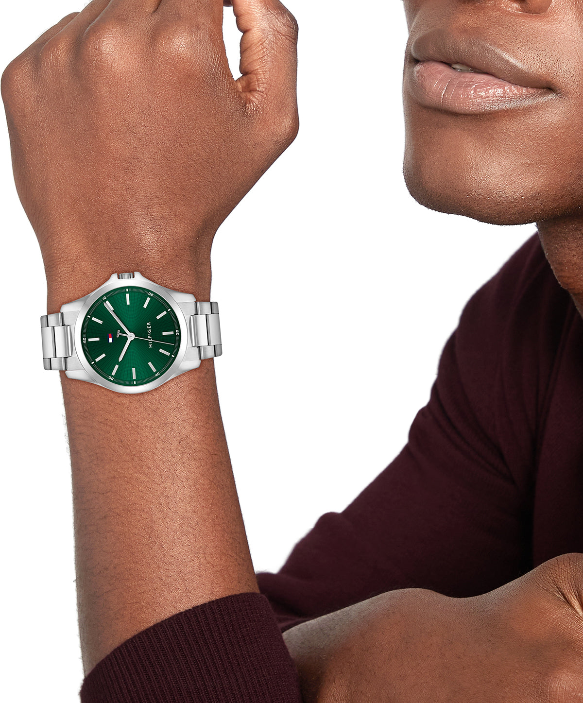 Tommy Hilfiger Horloge TH1710672 Heren Zilverkleurig 43 mm
