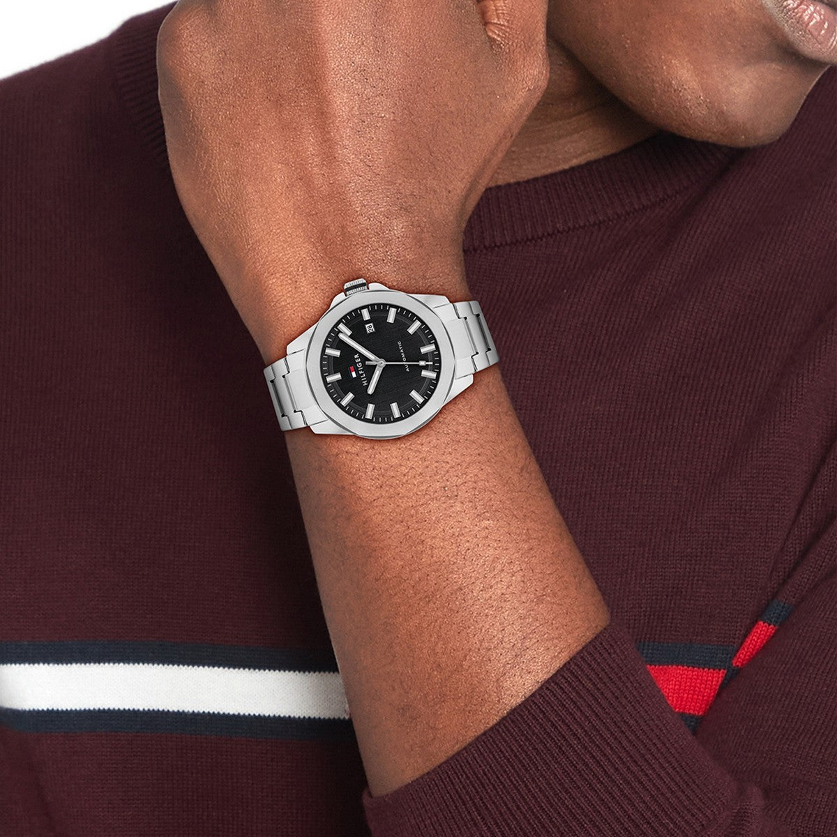 Tommy Hilfiger Horloge TH1710692 Heren Zilverkleurig 42 mm