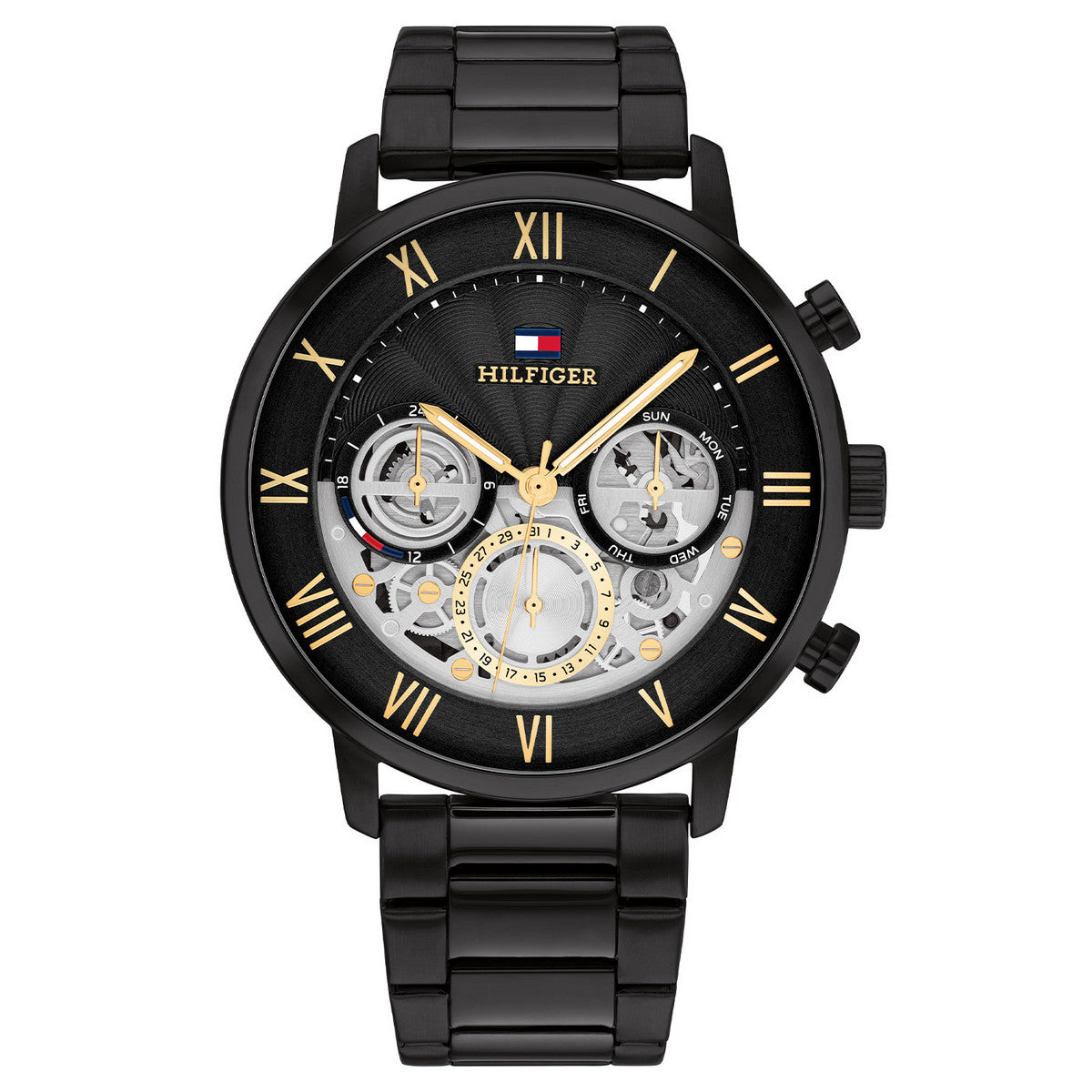 Tommy Hilfiger TH1710706 Horloge Heren Staal Zwart 44mm