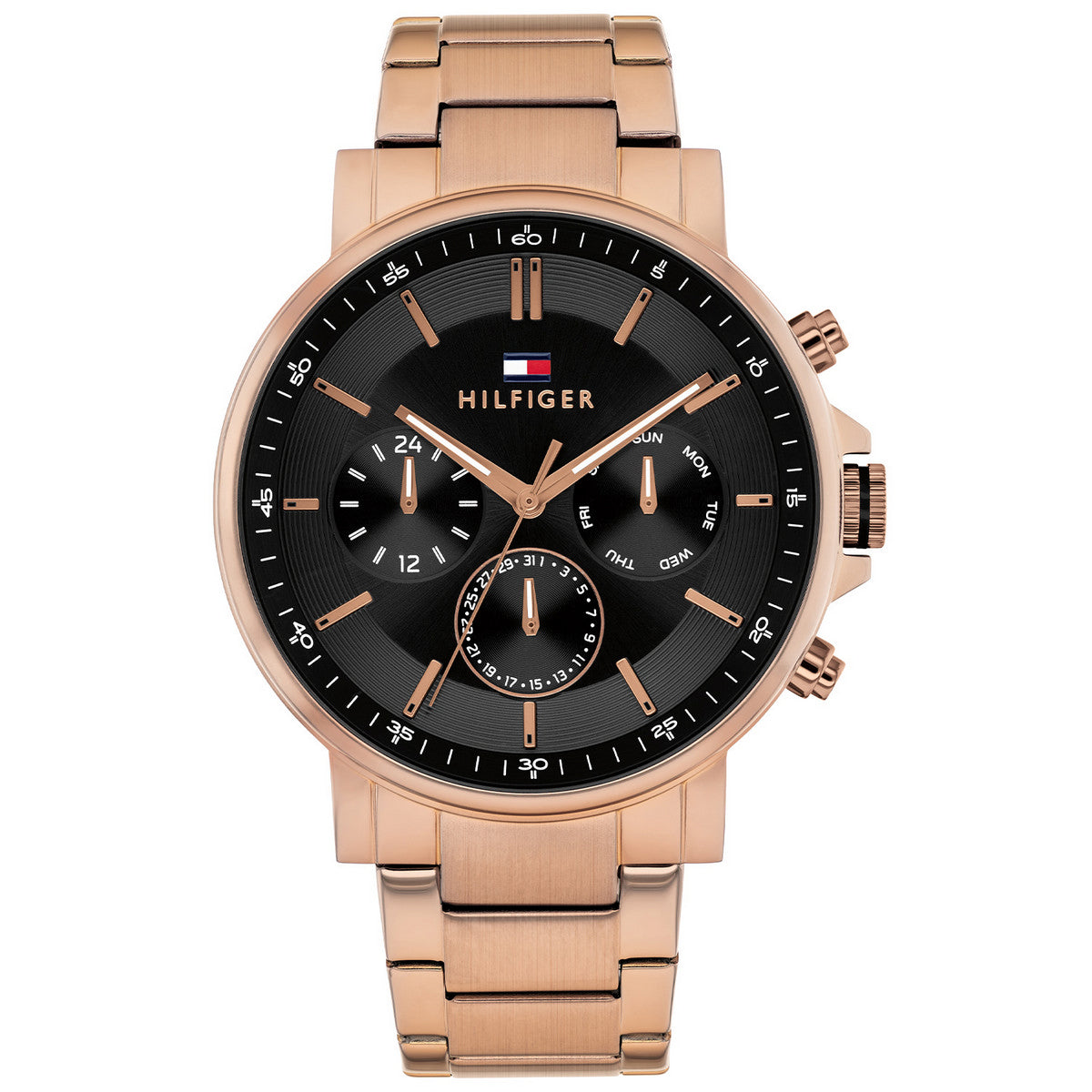 Tommy Hilfiger TH1710712 Horloge Heren Staal Bruin 43mm