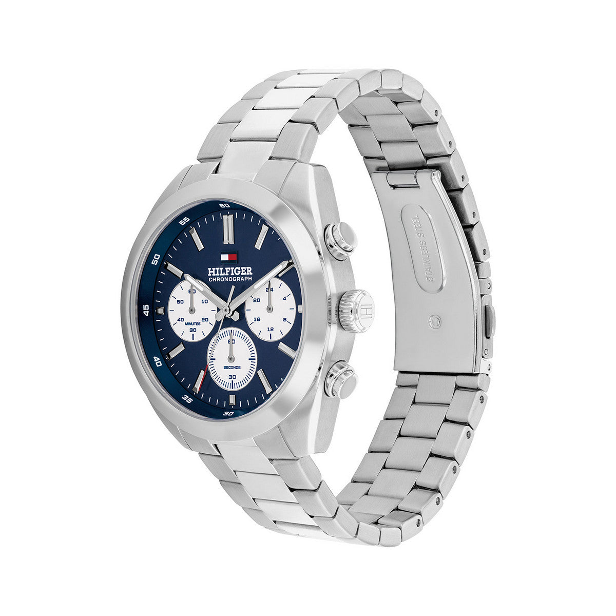 Tommy Hilfiger Horloge TH1710722 Heren Zilverkleurig 40 mm